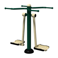 Cream and Green Air Skier fitness unit