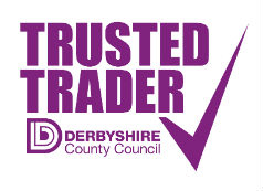 Logo reading Trusted Trader - Derbyshire County Council